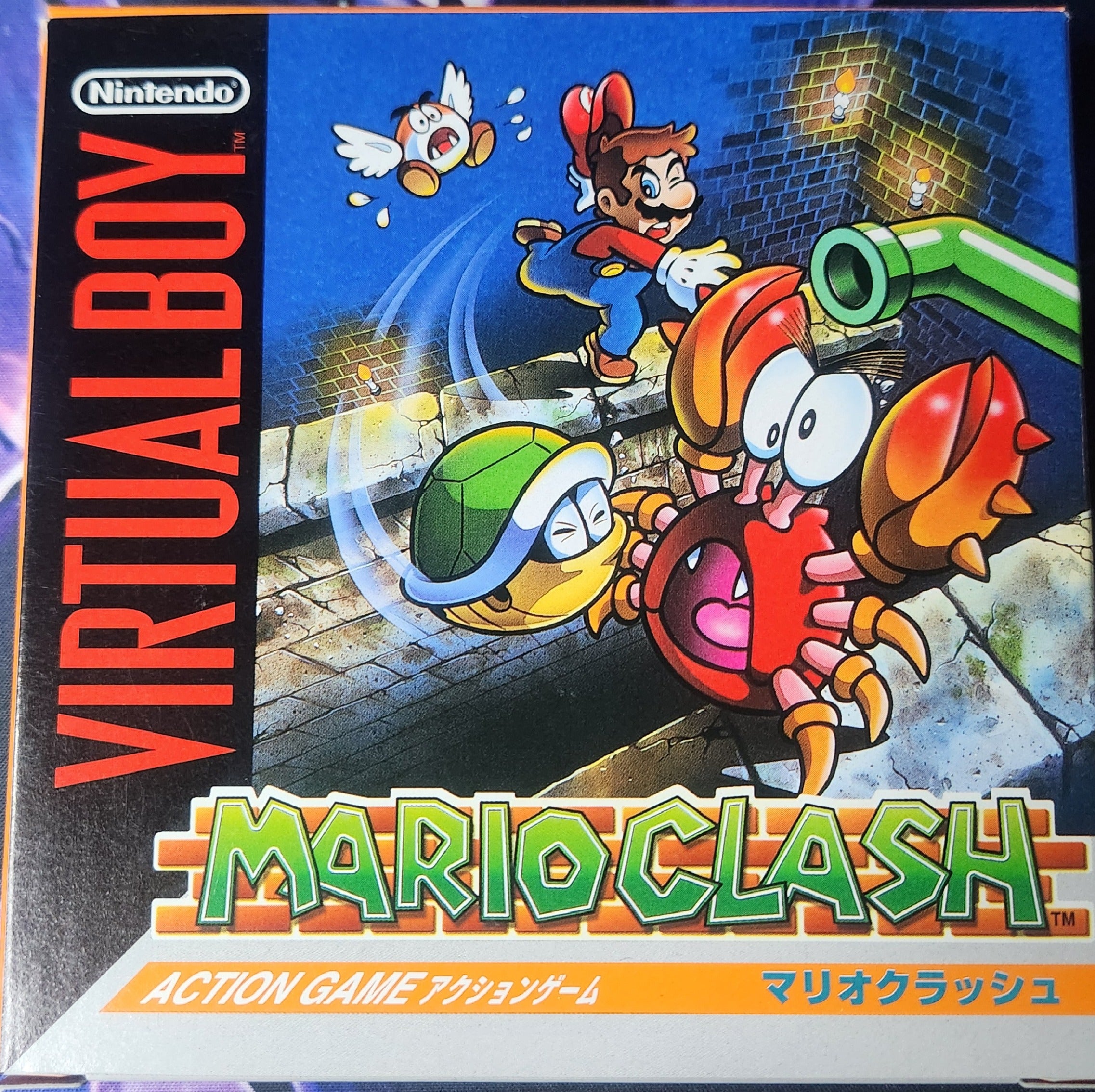 Virtual Boy 1995 Mario Clash Jap. CIB