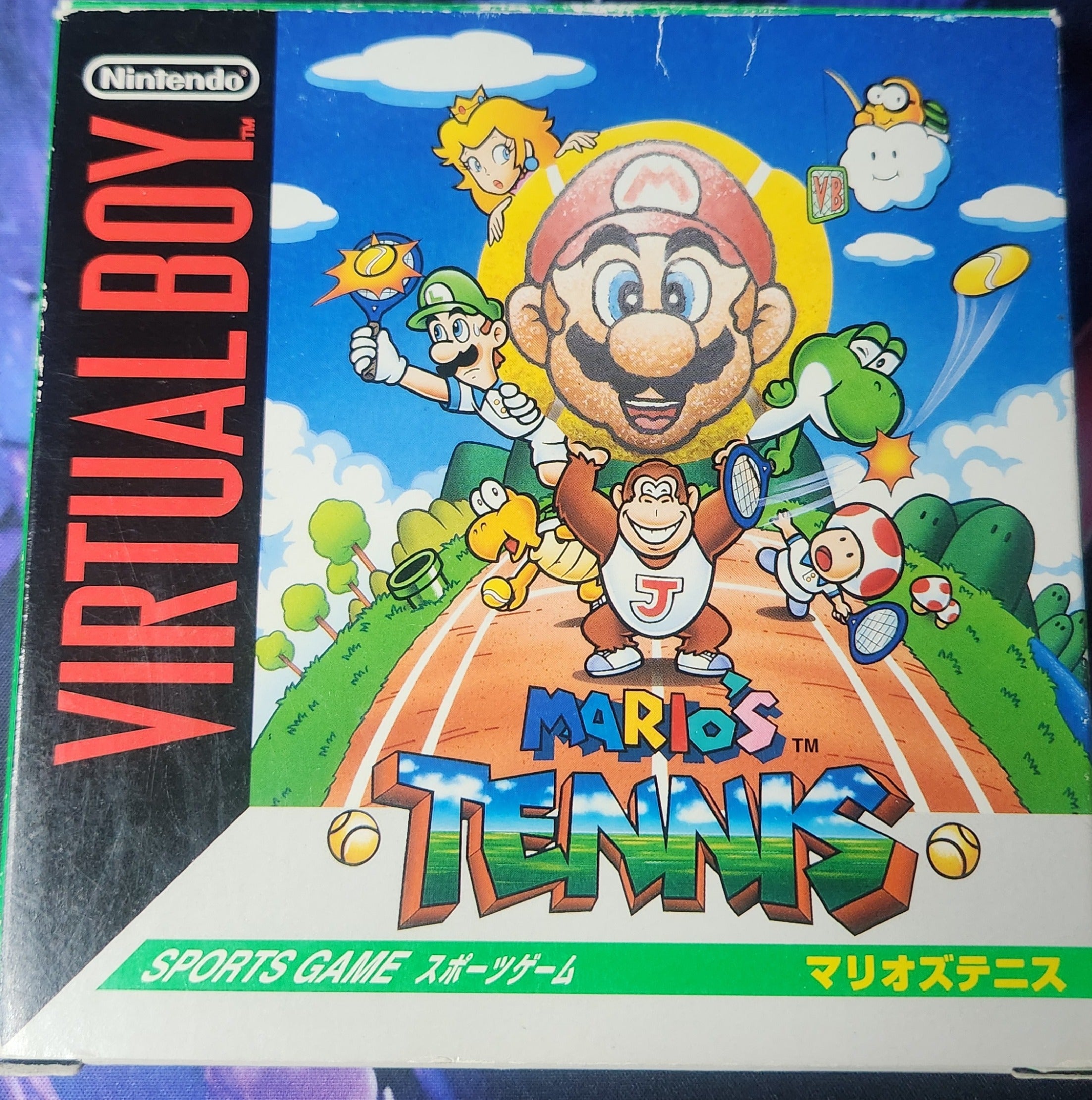 Virtual Boy 1995 Marios Tennis Jap. CIB