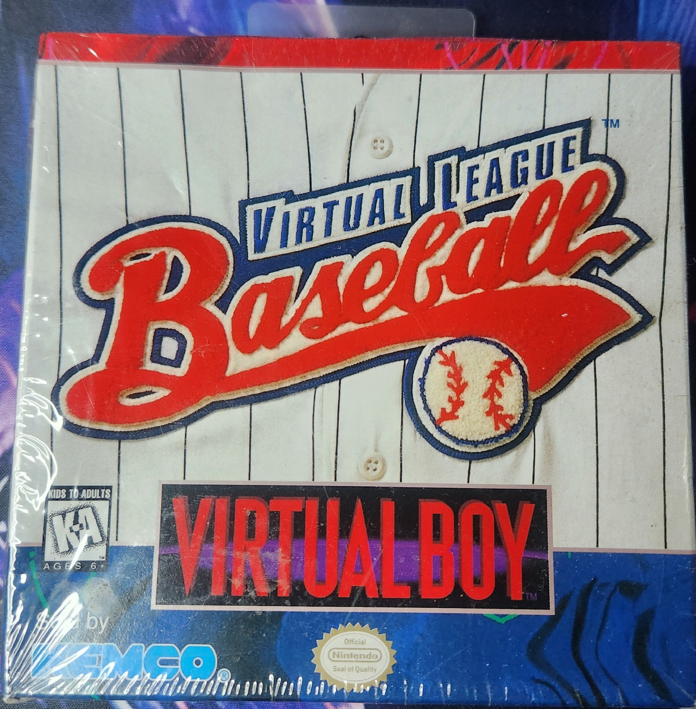 virtual Boy 1995 (Factory Sealed) Virtual League Baseball